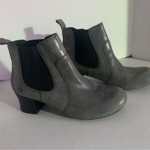 Born Charcoal Ankle Booties